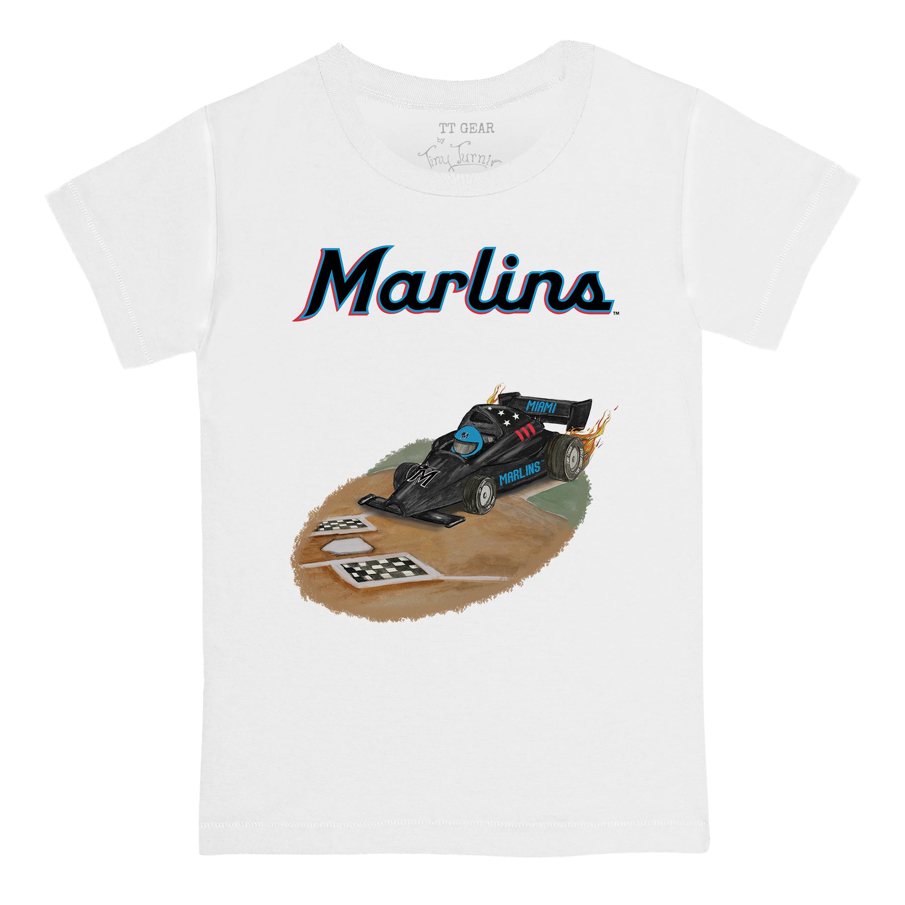 Miami Marlins Race Car Tee Shirt