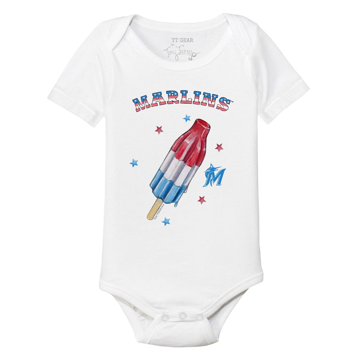 Miami Marlins Rocket Pop Short Sleeve Snapper