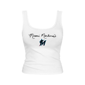 Miami Marlins Logo Script Emmy Tank