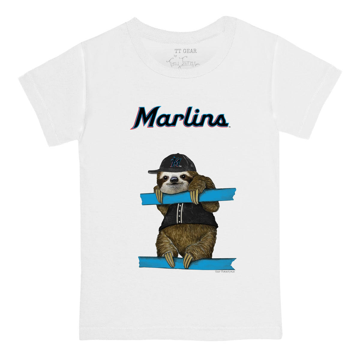 Miami Marlins Sloth Tee Shirt