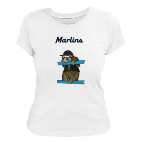 Miami Marlins Sloth Tee Shirt