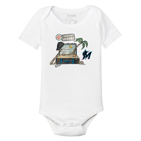 I Heart Marlins Short Sleeve Snapper - Tiny Turnip