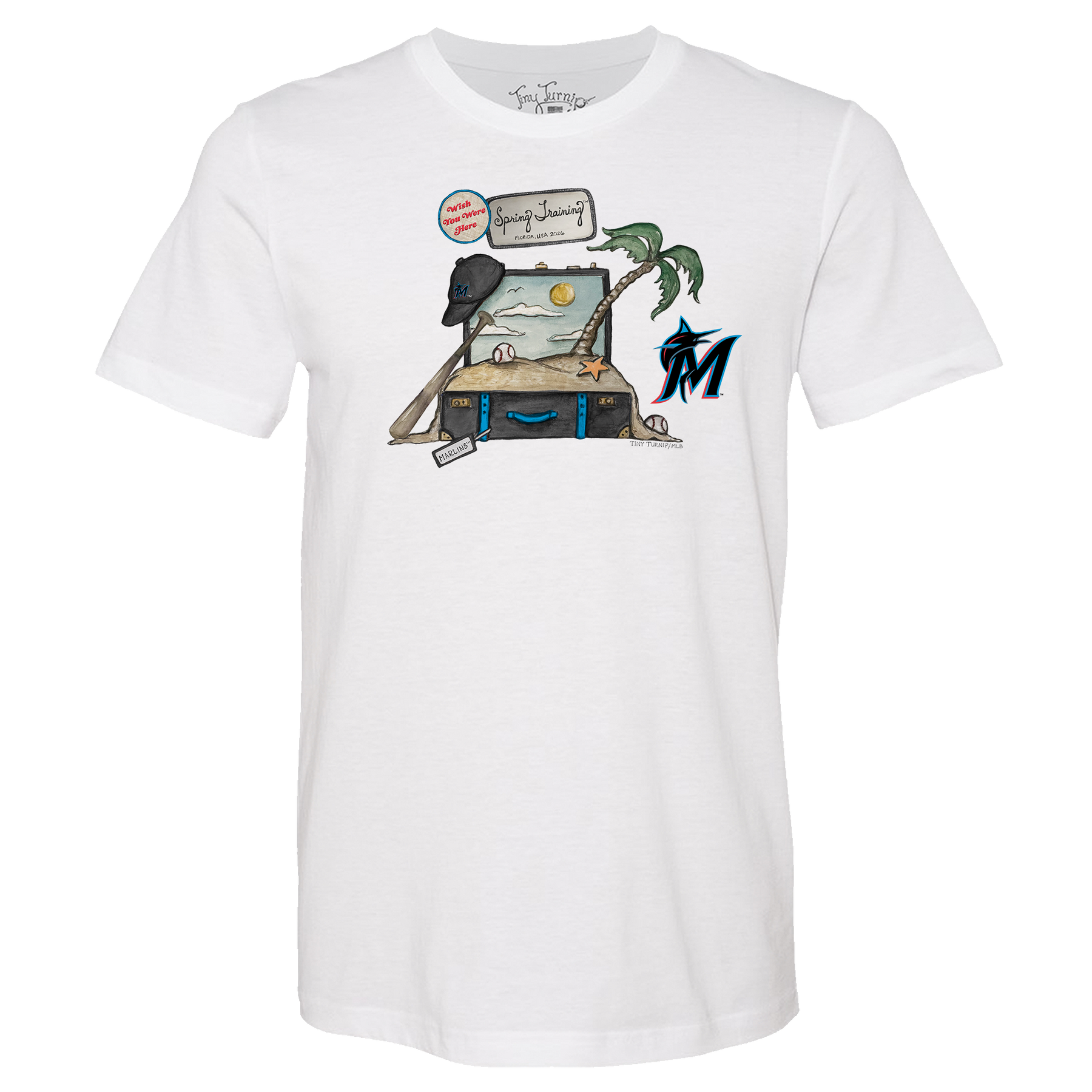 Miami Marlins Spring Training 2026 Unisex Tee Shirt - Tiny Turnip