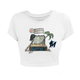 Miami Marlins Spring Training 2026 Riley Crop Tee - Tiny Turnip