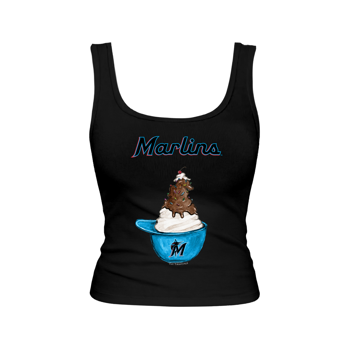 Miami Marlins Sundae Helmet Emmy Tank