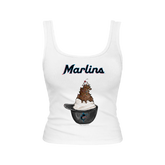 Miami Marlins Sundae Helmet Emmy Tank