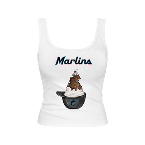 Miami Marlins Sundae Helmet Emmy Tank