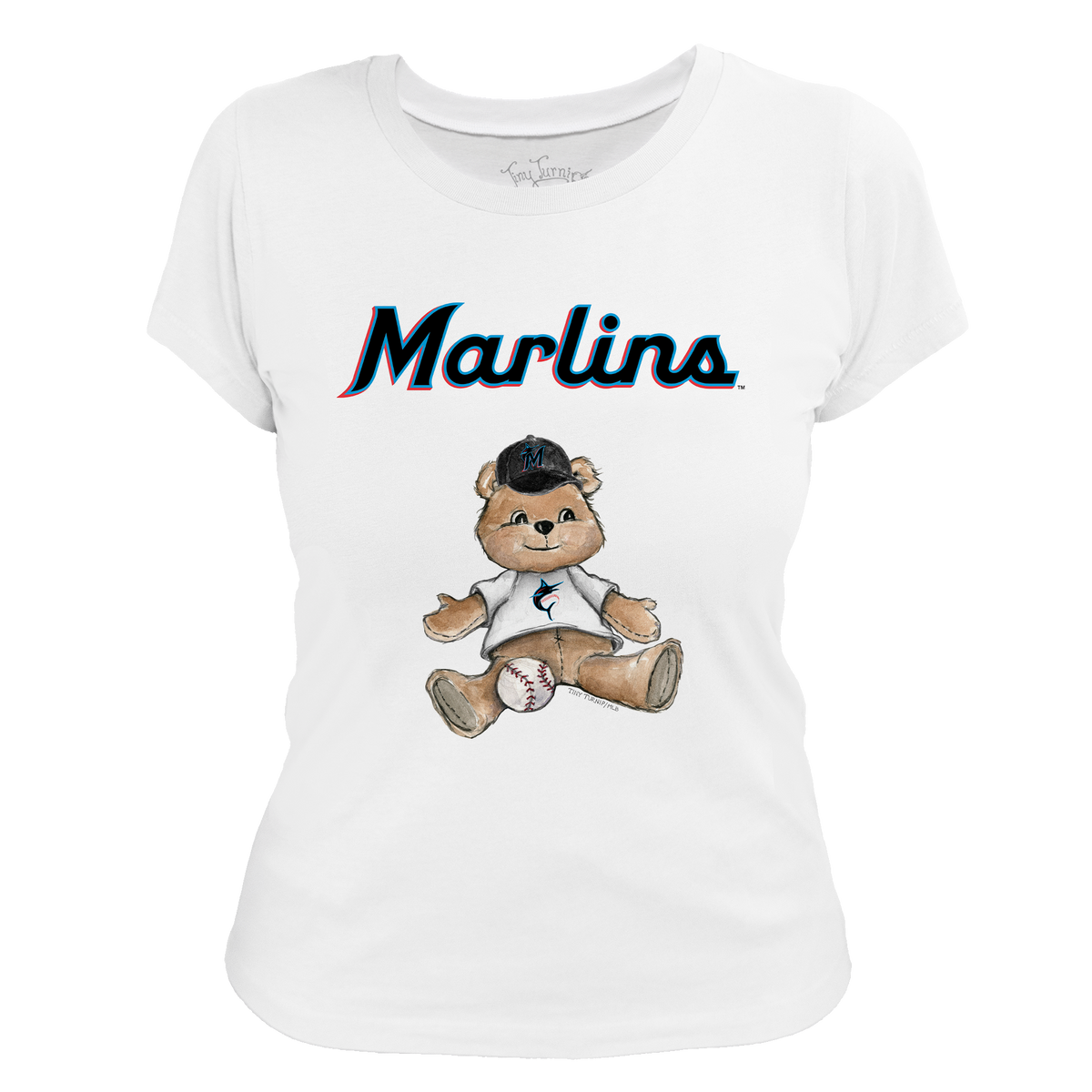 Miami Marlins Boy Teddy Women's Tee Shirt