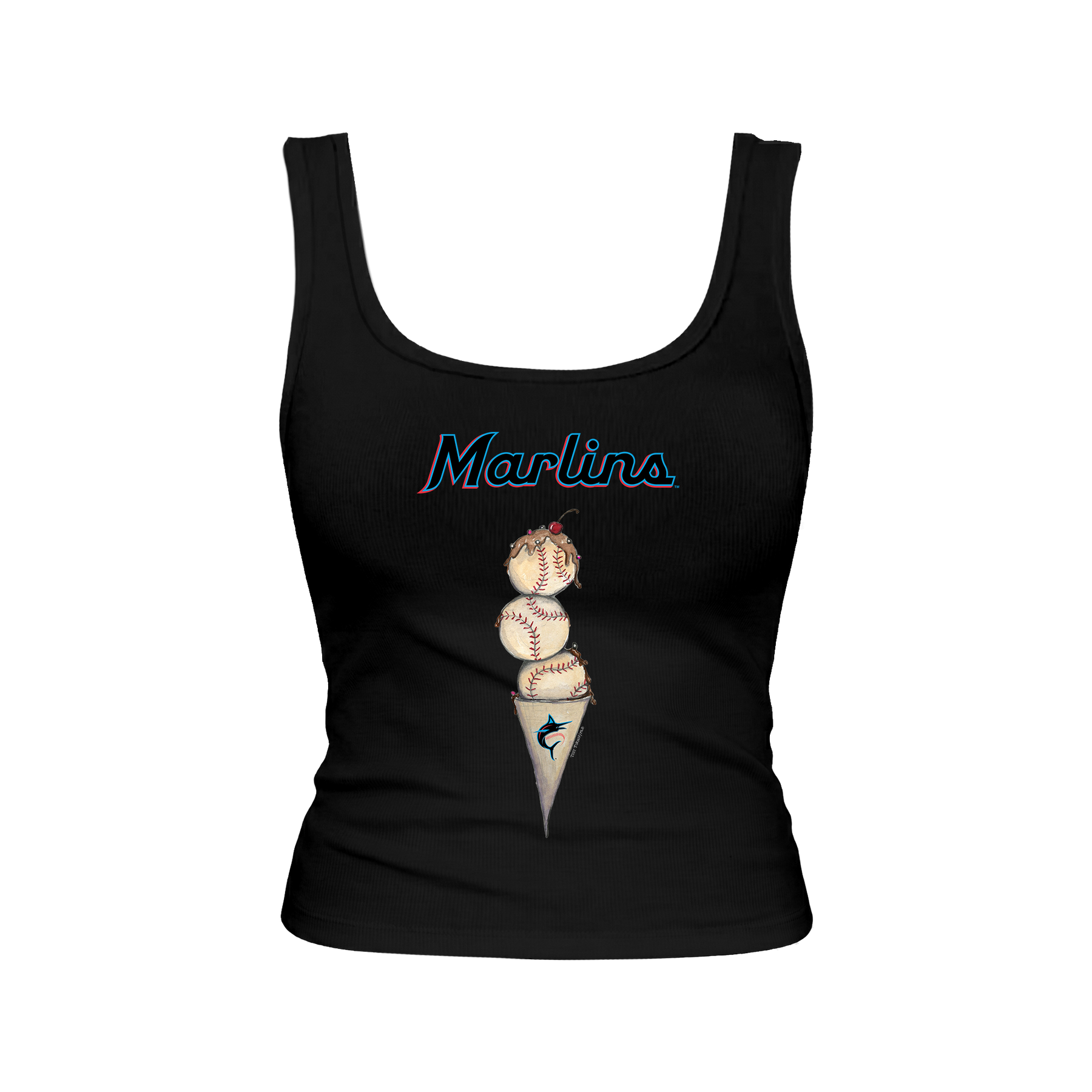 Miami Marlins Triple Scoop Emmy Tank