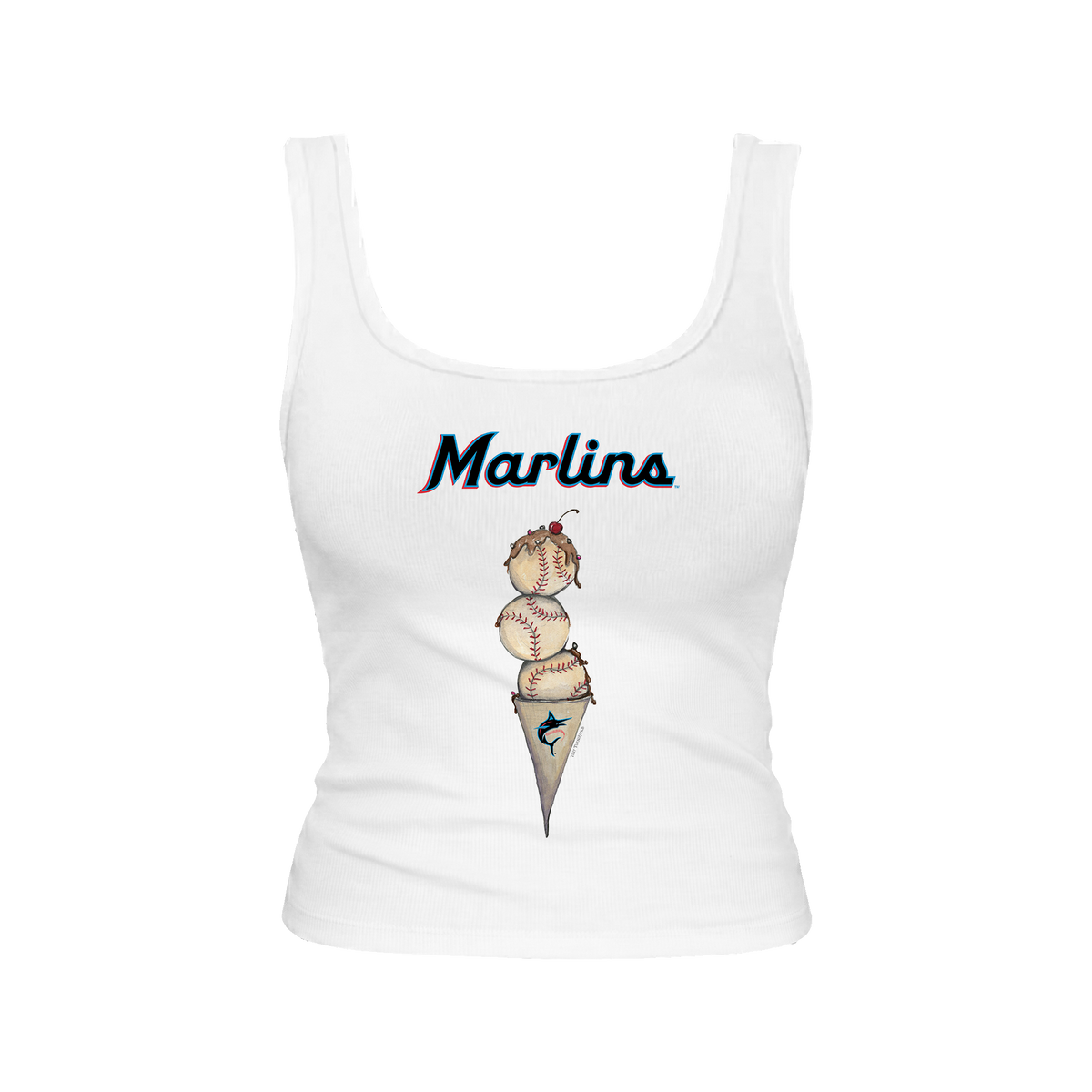 Miami Marlins Triple Scoop Emmy Tank