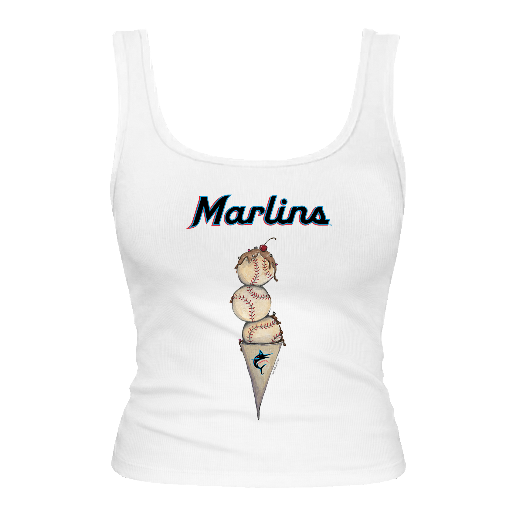 Miami Marlins Triple Scoop Emmy Tank