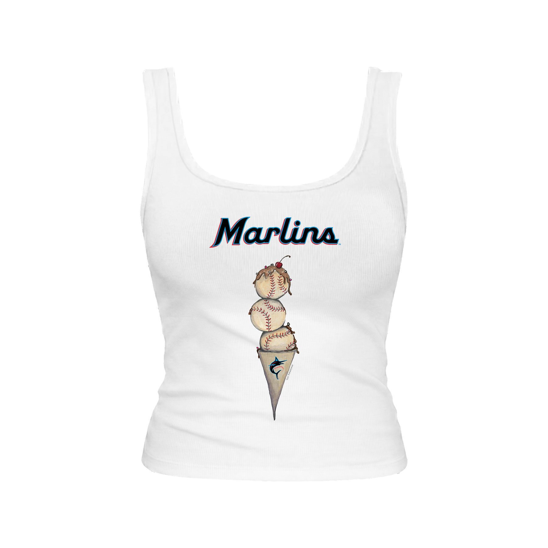 Miami Marlins Triple Scoop Emmy Tank