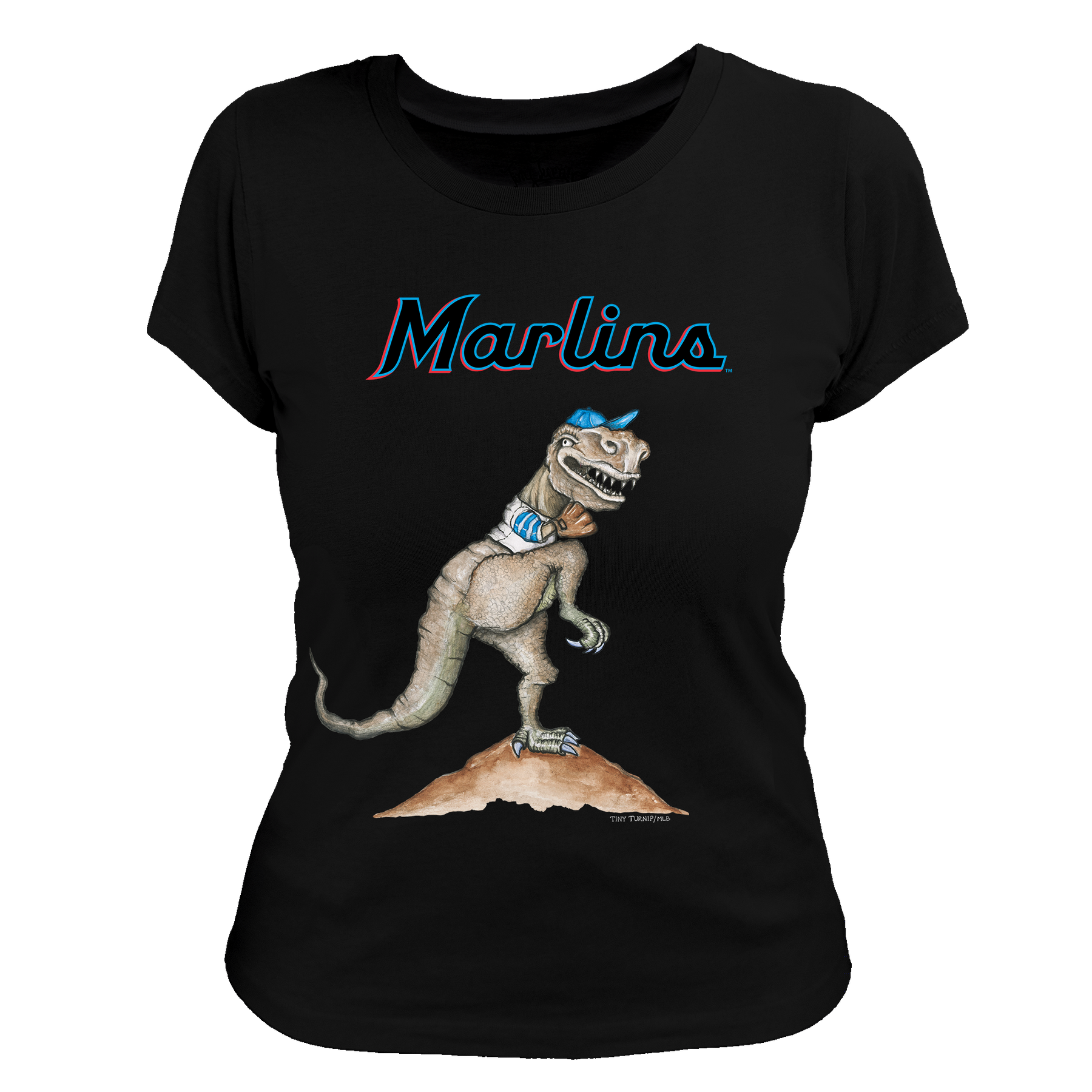 Miami Marlins TT Rex Tee Shirt - Tiny Turnip