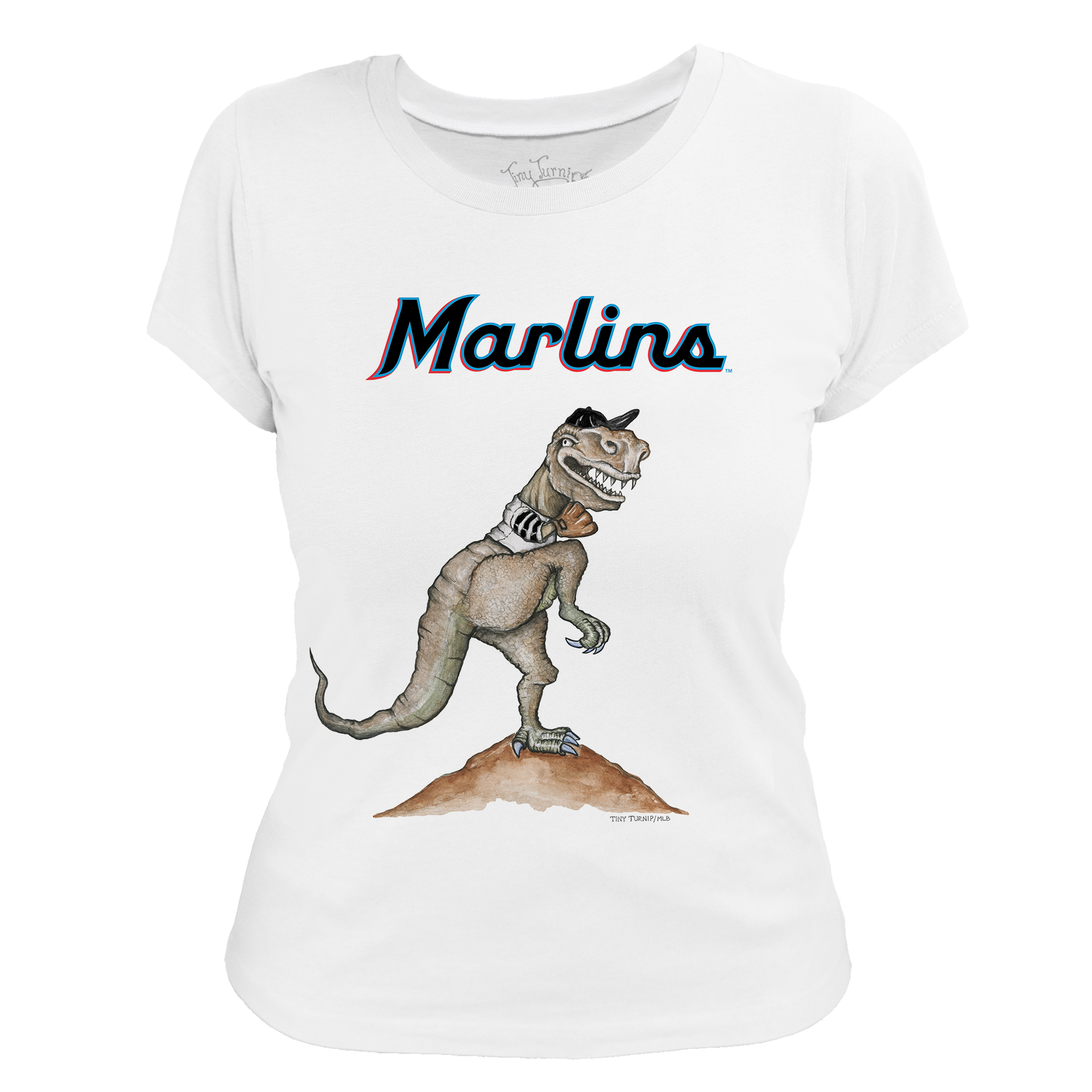 Miami Marlins TT Rex Tee Shirt - Tiny Turnip