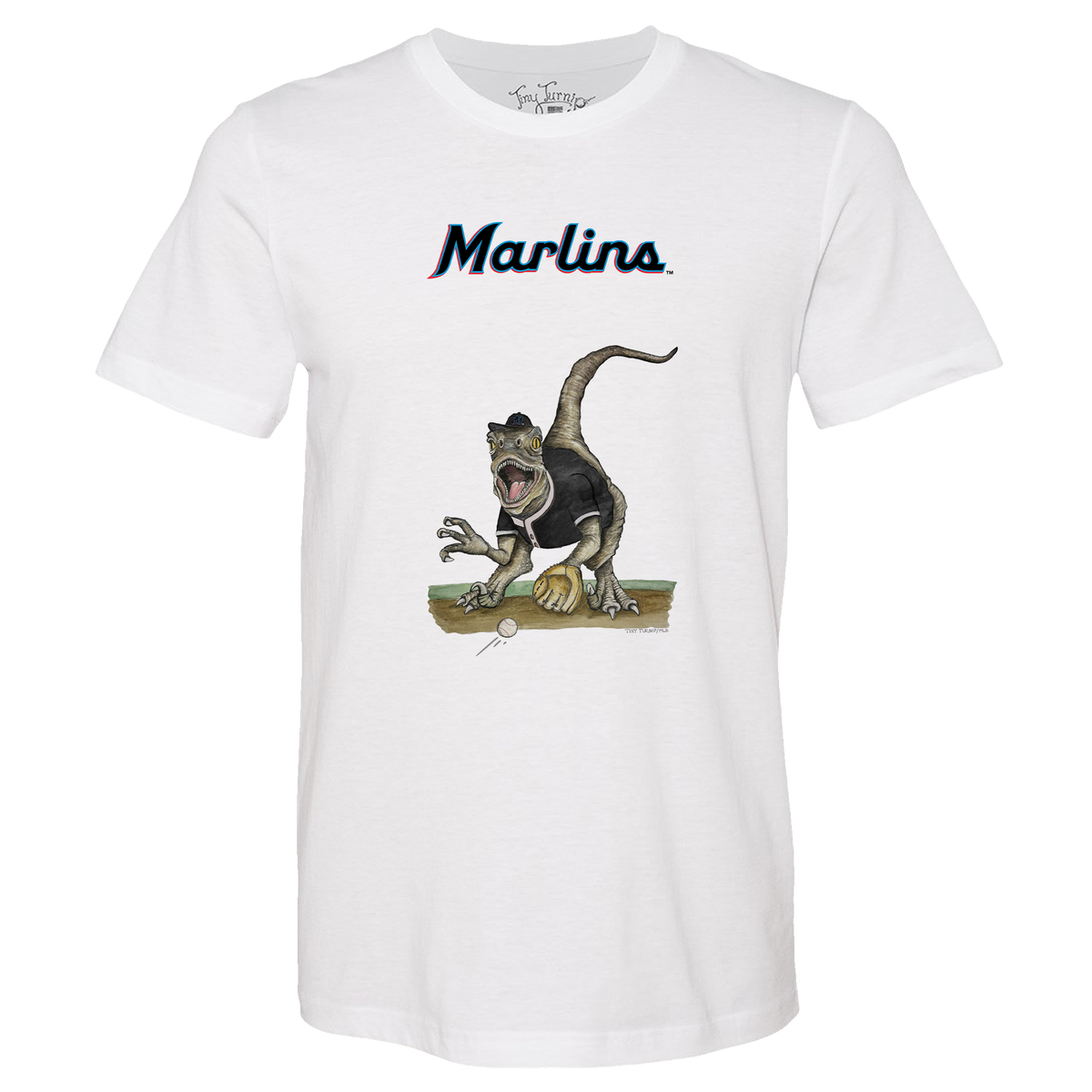 Miami Marlins Velociraptor Tee Shirt