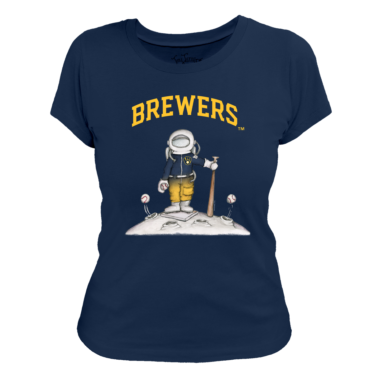 Milwaukee Brewers Astronaut Tee Shirt
