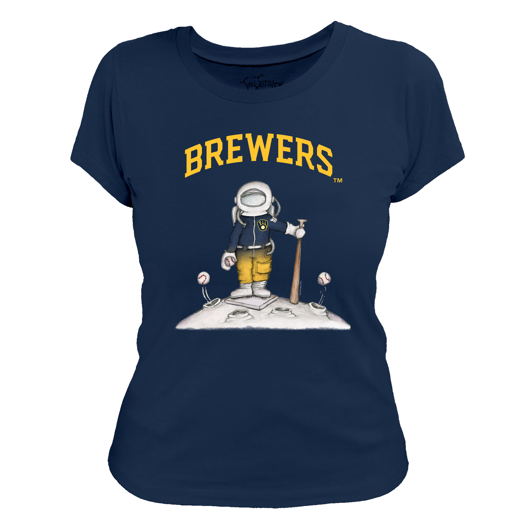 Milwaukee Brewers Astronaut Tee Shirt