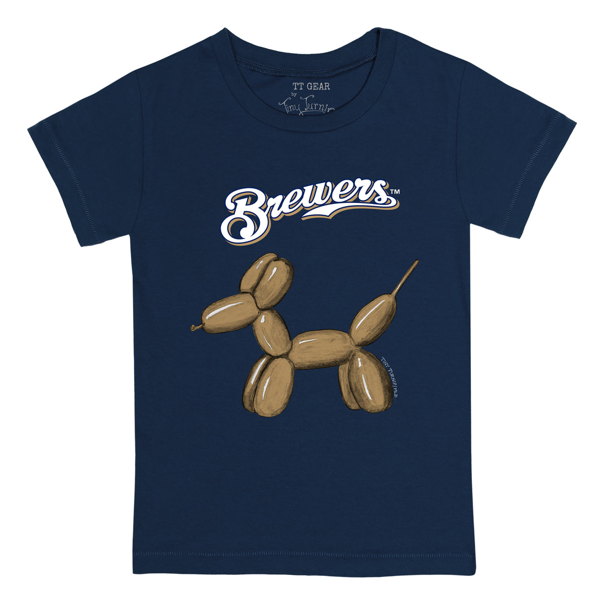 Milwaukee Brewers Balloon Dog Tee Shirt