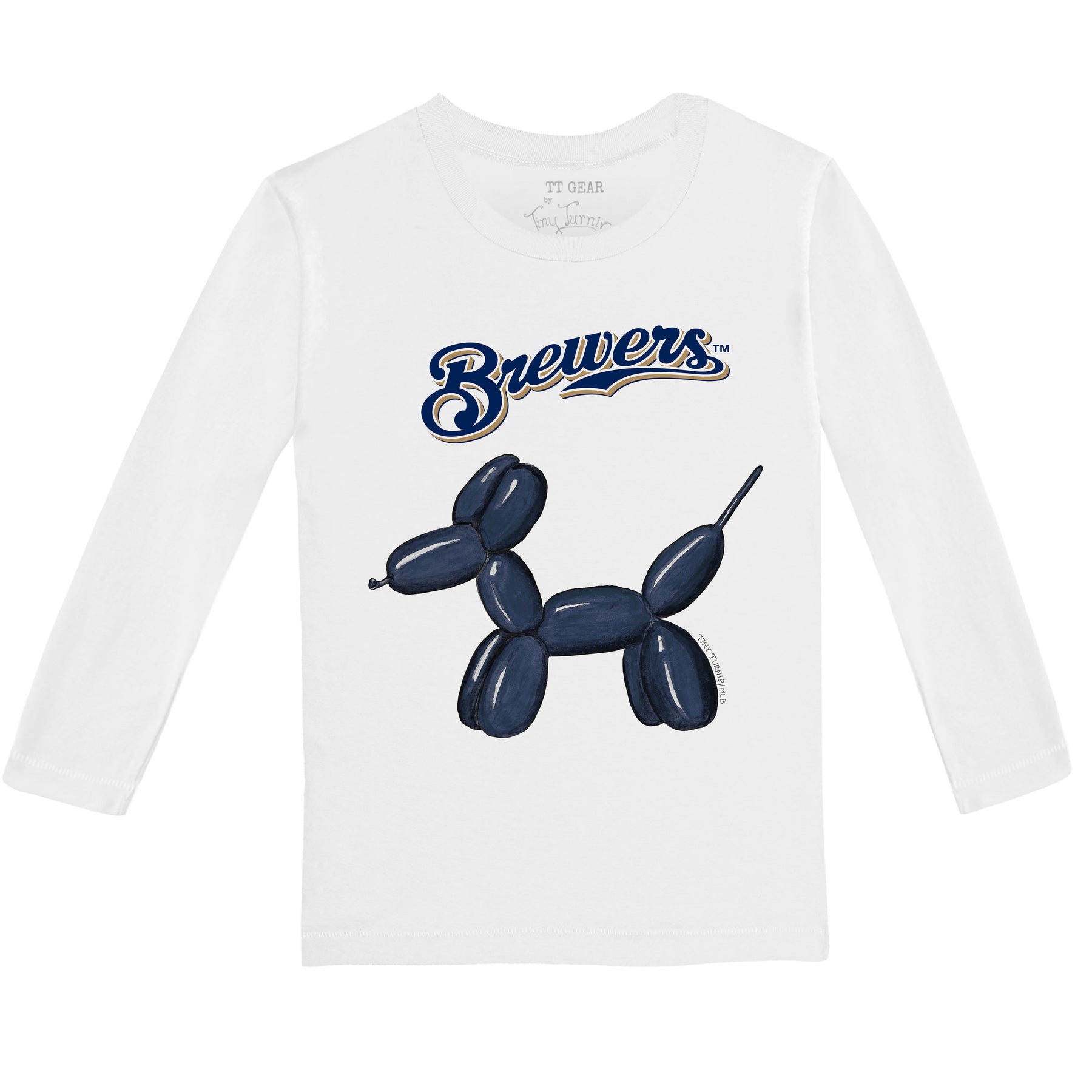 Milwaukee Brewers Balloon Dog Long-Sleeve Tee Shirt