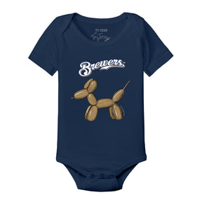 Milwaukee Brewers Balloon Dog Short Sleeve Snapper