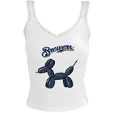 Milwaukee Brewers Balloon Dog Lace Tank
