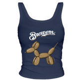 Milwaukee Brewers Balloon Dog Tank