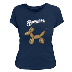 Milwaukee Brewers Balloon Dog Tee Shirt