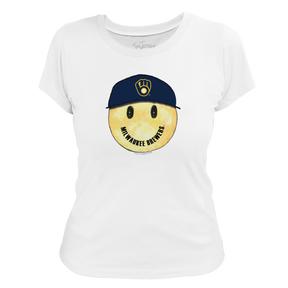 Milwaukee Brewers Smiley Tee Shirt