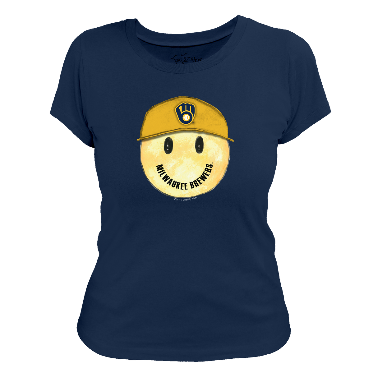 Milwaukee Brewers Smiley Tee Shirt