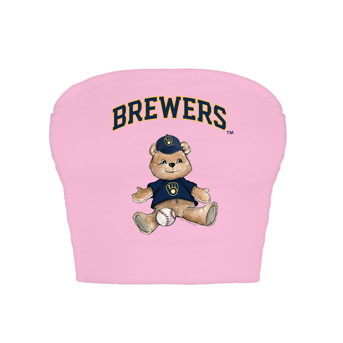 Milwaukee Brewers Teddy Crop Tube Top