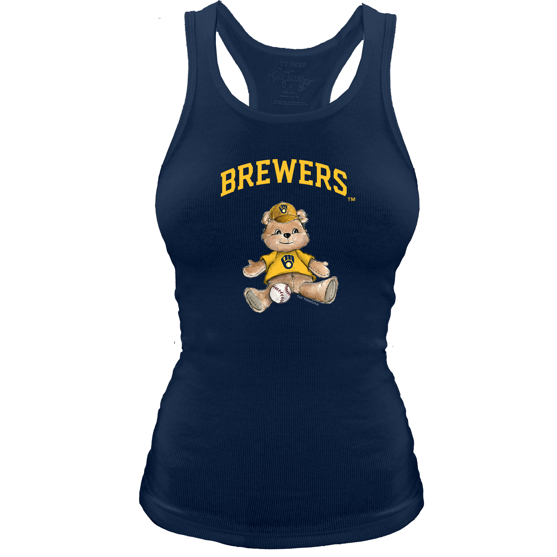 Milwaukee Brewers Teddy Classic Tank - Tiny Turnip