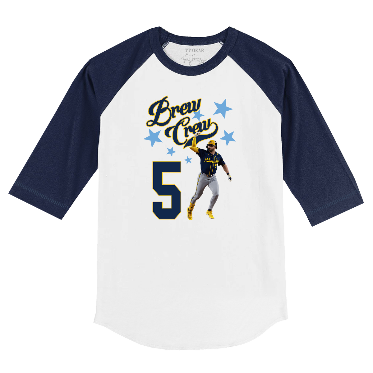 VIP Milwaukee Brewers Postseason '26 Kid's 3/4 Sleeve Raglan