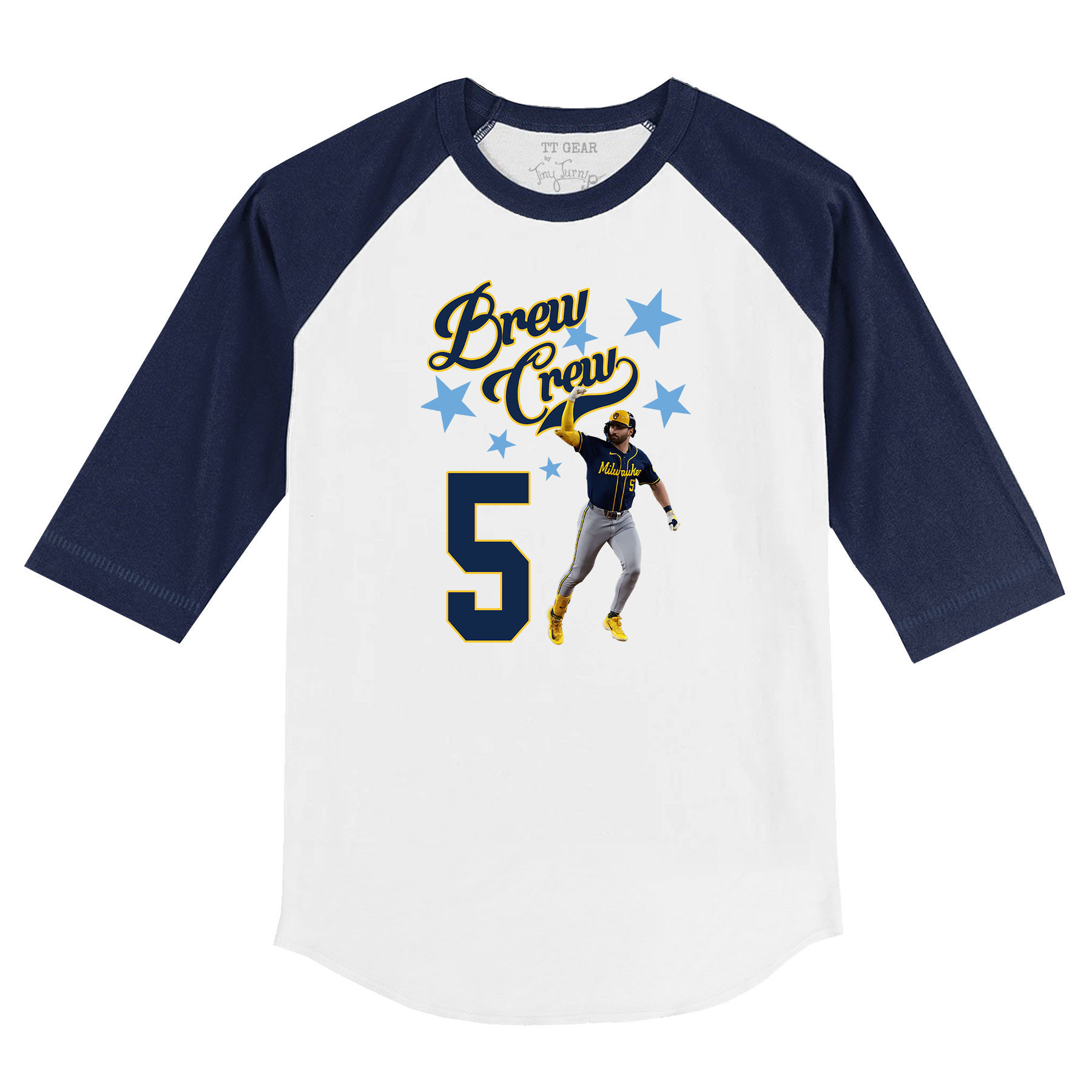 VIP Milwaukee Brewers Postseason '26 Kid's 3/4 Sleeve Raglan