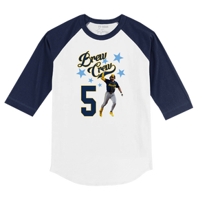VIP Milwaukee Brewers Postseason '26 Kid's 3/4 Sleeve Raglan
