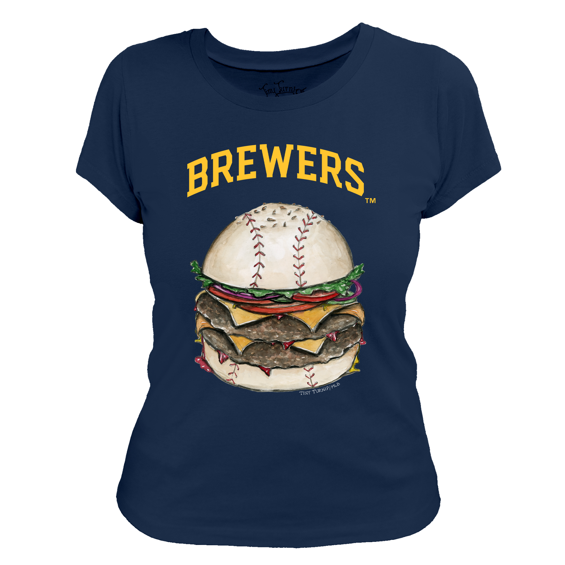 Milwaukee Brewers Burger Tee Shirt