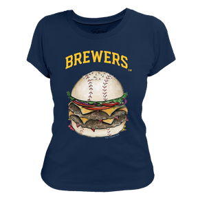 Milwaukee Brewers Burger Tee Shirt