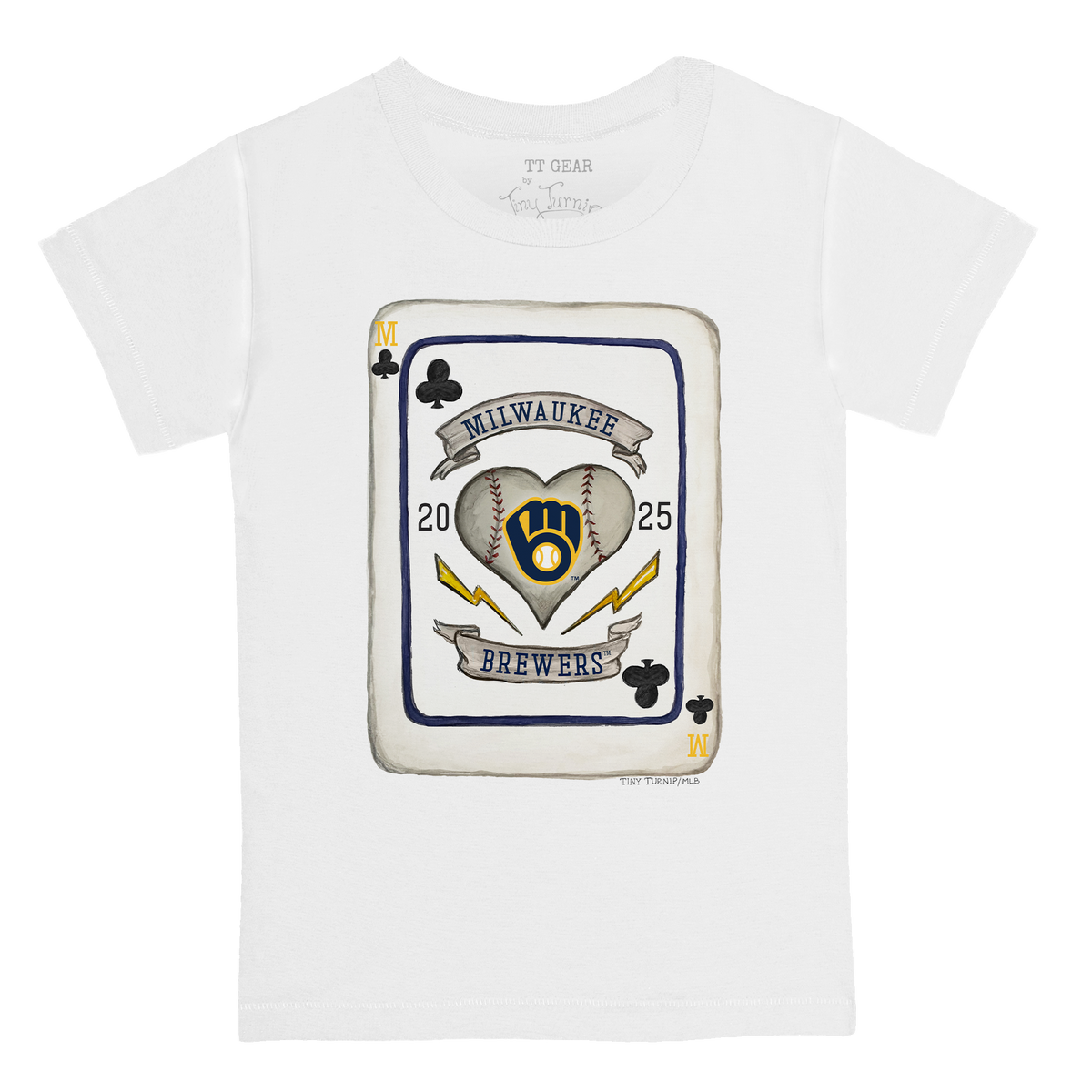 Milwaukee Brewers Card Kid's Tee Shirt