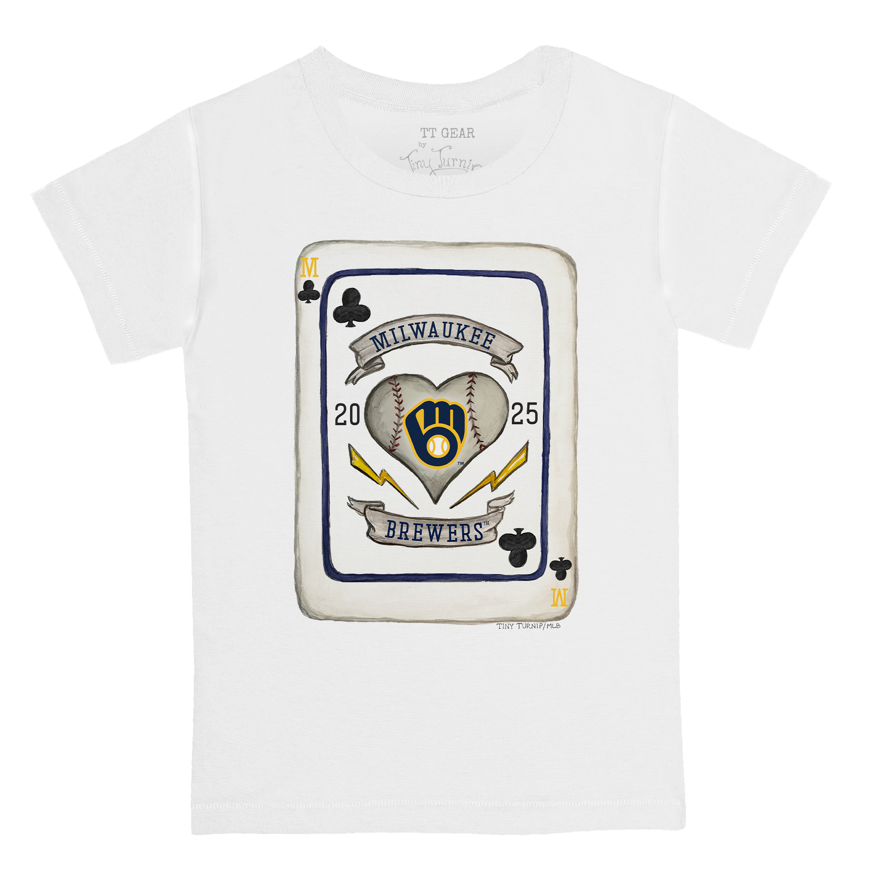 Milwaukee Brewers Card Kid's Tee Shirt