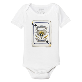 Milwaukee Brewers Card Short Sleeve Snapper