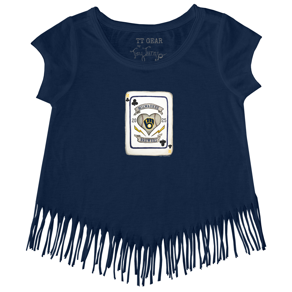 Milwaukee Brewers Card Fringe Tee