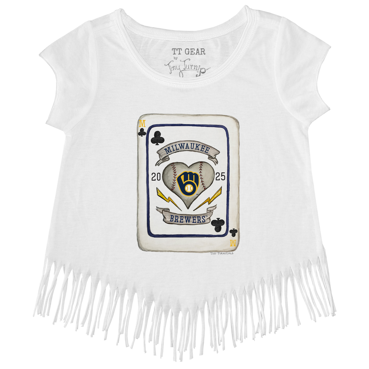 Milwaukee Brewers Card Fringe Tee
