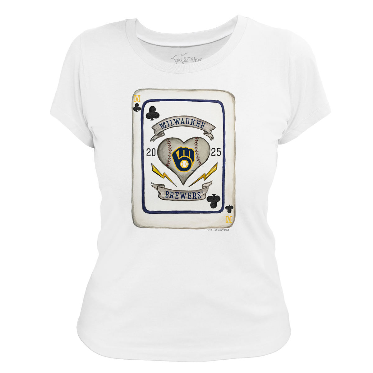 Milwaukee Brewers Card Women's Tee Shirt