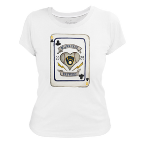Milwaukee Brewers Card Women's Tee Shirt