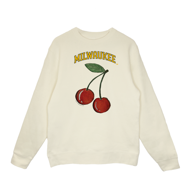 Milwaukee Brewers Cherry Carson Crewneck Sweatshirt - Tiny Turnip