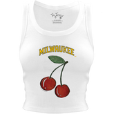 Milwaukee Brewers Cherry Crop Tank - Tiny Turnip