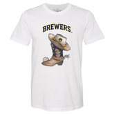 Milwaukee Brewers Cowboy Boot Unisex Tee Shirt