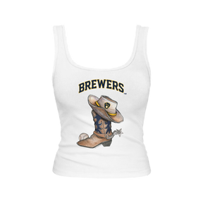 Milwaukee Brewers Cowboy Boot Emmy Tank