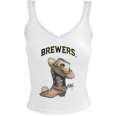 Milwaukee Brewers Cowboy Boot Lace Tank