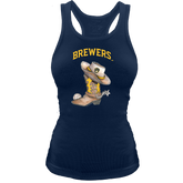 Milwaukee Brewers Cowboy Boot Racerback Tank - Tiny Turnip