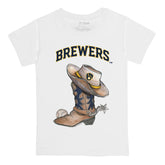 Milwaukee Brewers Cowboy Boot Kid's Tee Shirt